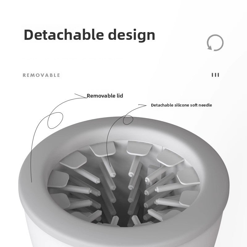 Automatic dog paw cleaning cup