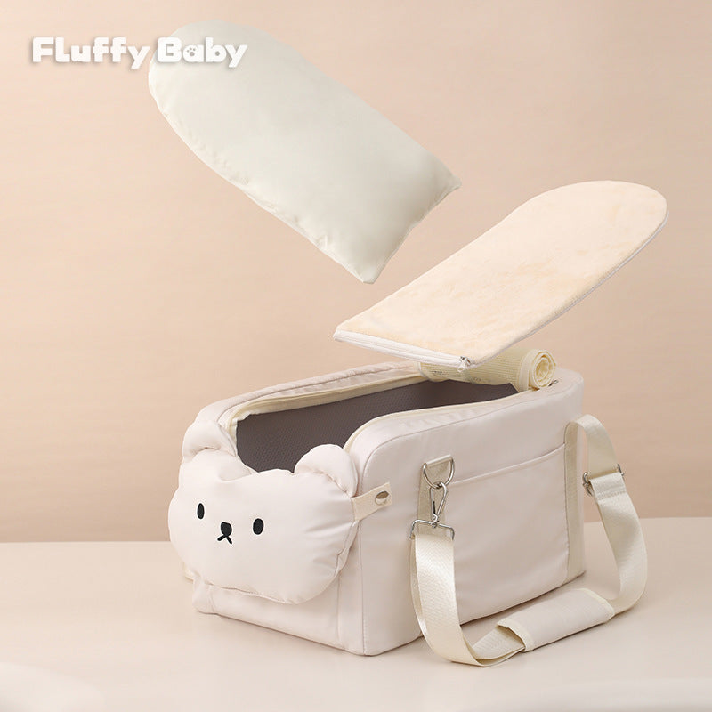 Portable Pet Travel Bag for Car and Outdoor Use