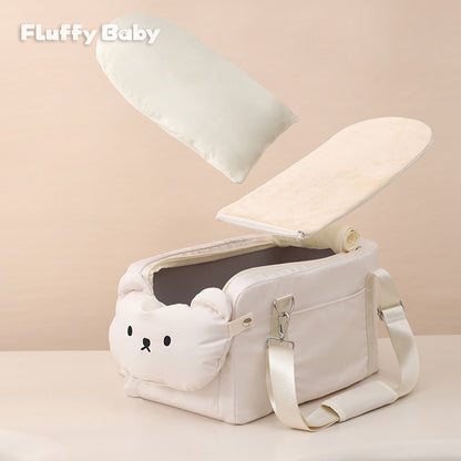 Portable Pet Travel Bag for Car and Outdoor Use
